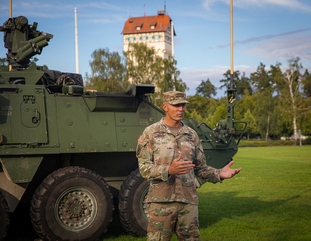 VCSA and SMA visit Grafenwoehr Training Area