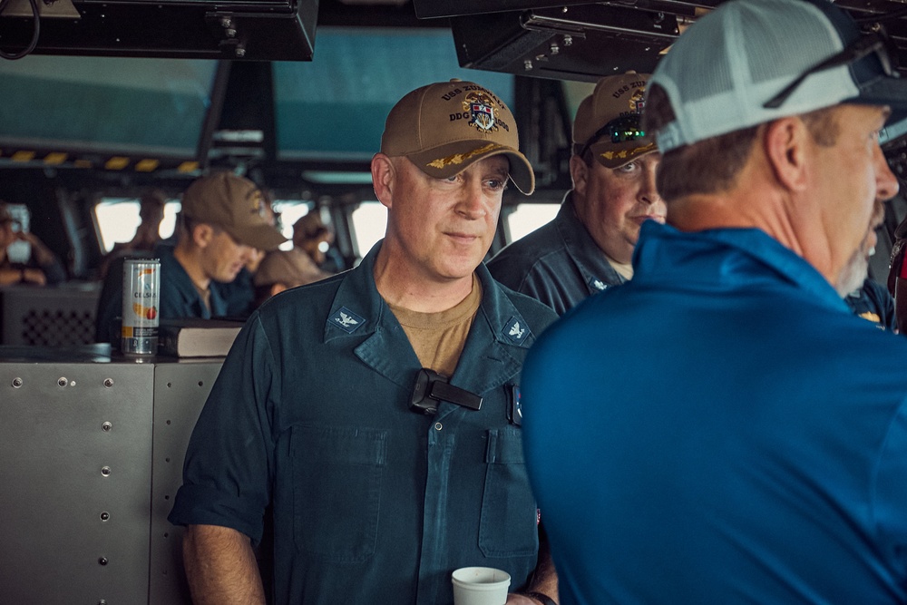 USS Zumwalt Transits Inbound to Pascagoula