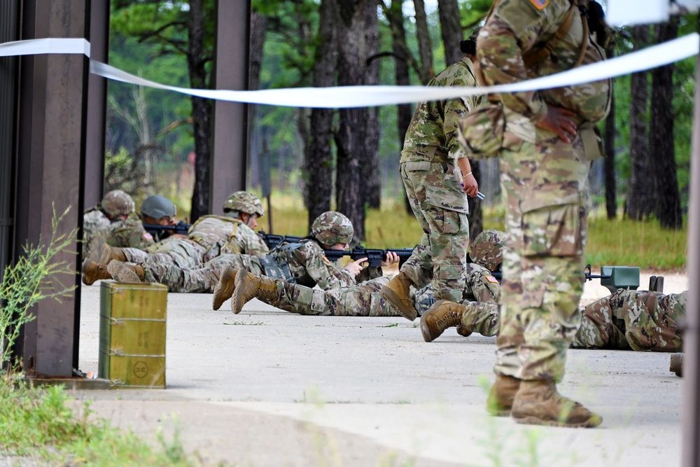 FORT DIX-Range 31 237 MAINT CO M-4 rifle zeroing. 25th August 2023