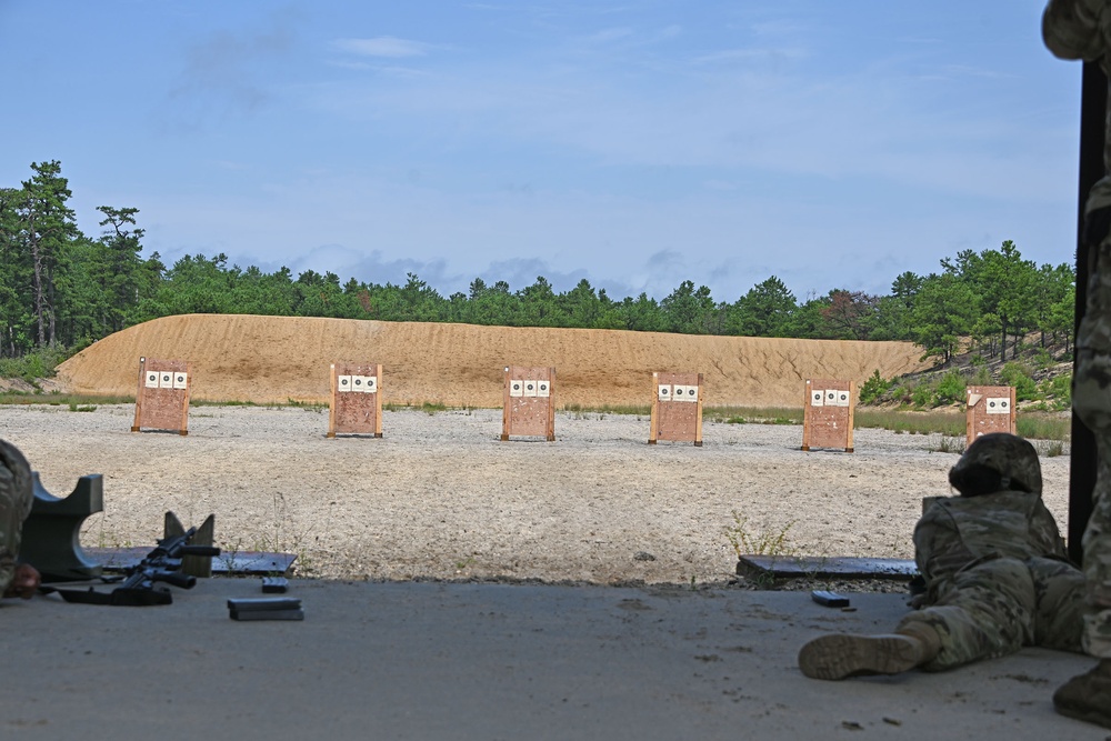 FORT DIX-Range 31 237 MAINT CO M-4 rifle zeroing. 25th August 2023