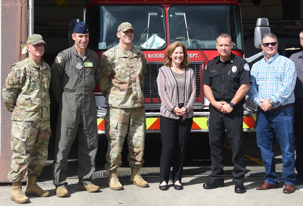 U.S. Representative Kim Schrier Visits Team McChord