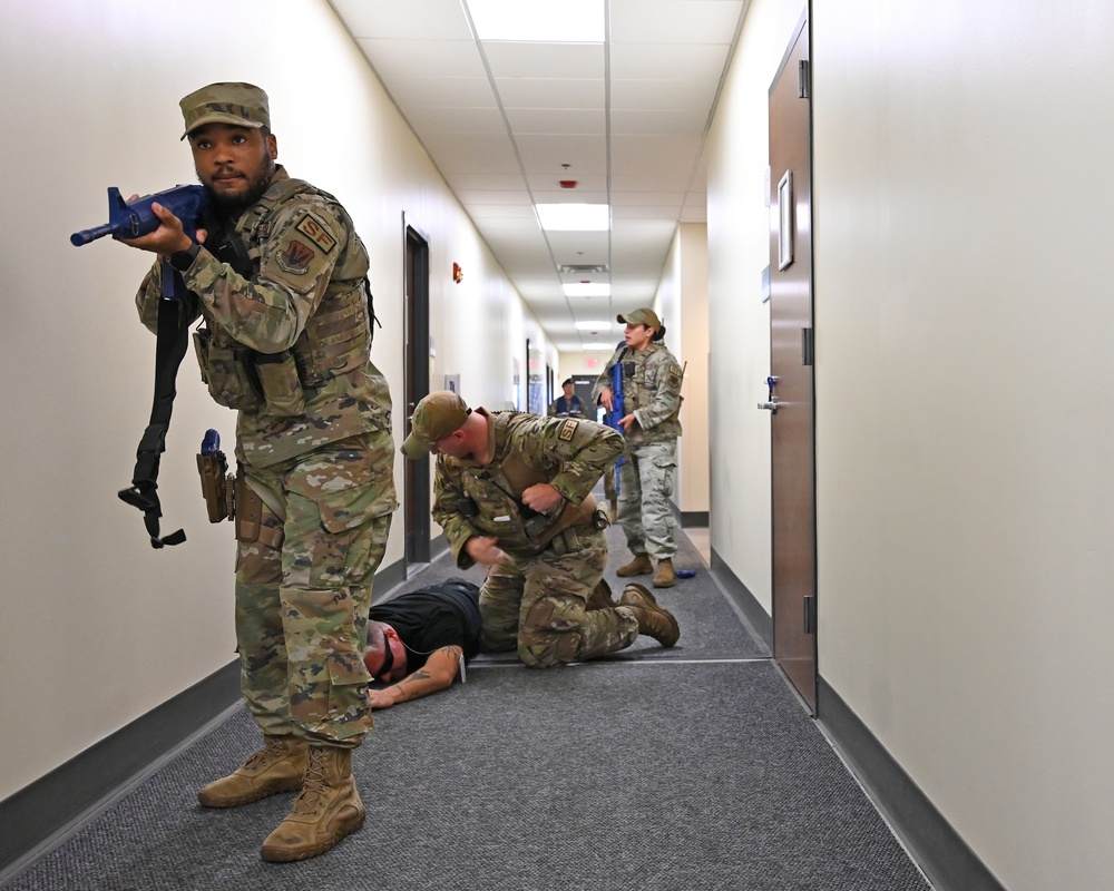 175th Wing tests response to active shooter scenario during exercise