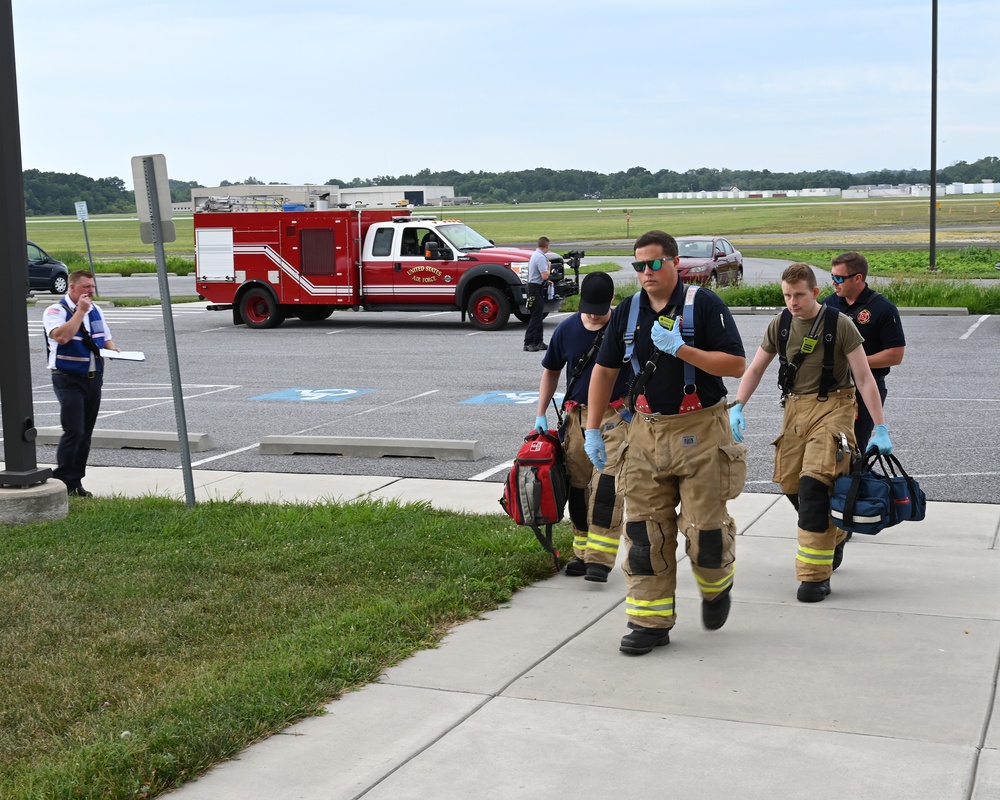 175th Wing tests response to active shooter scenario during exercise