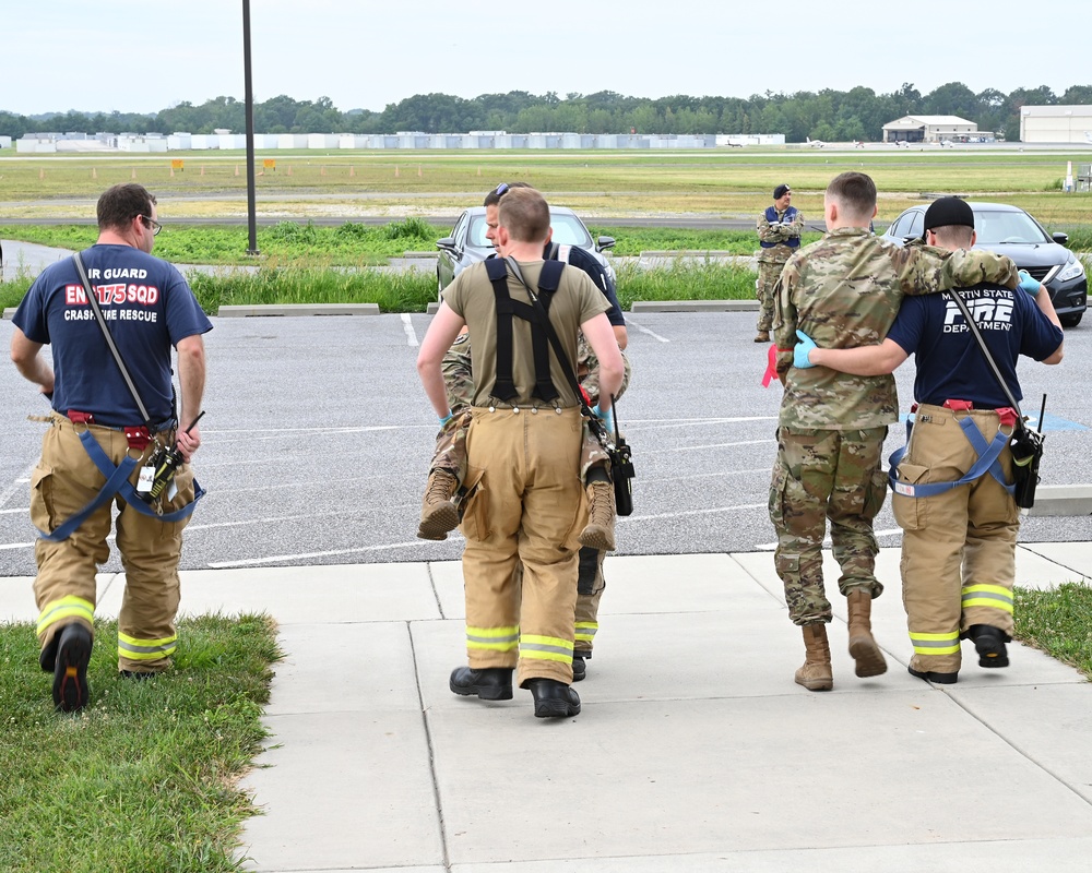 175th Wing tests response to active shooter scenario during exercise