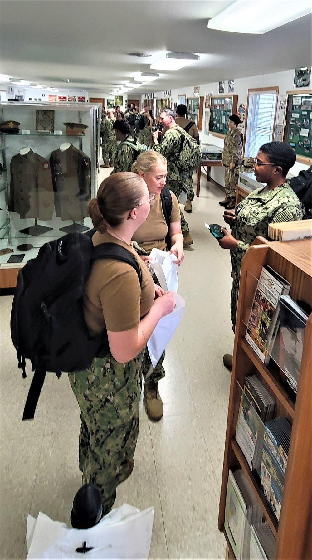 Navy meets Army history as Sailors pay visit to Fort McCoy’s Commemorative Area