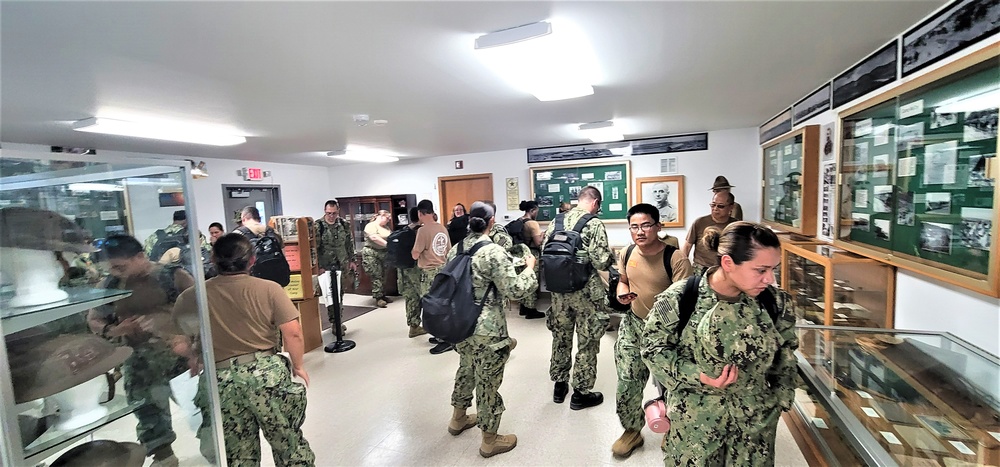 Navy meets Army history as Sailors pay visit to Fort McCoy’s Commemorative Area