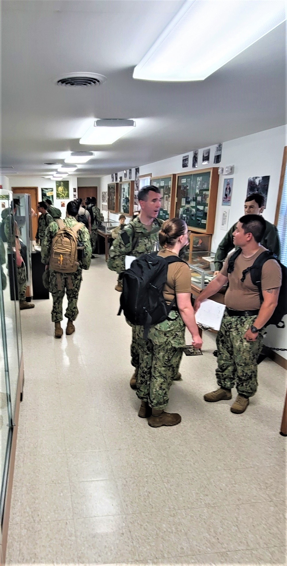 Navy meets Army history as Sailors pay visit to Fort McCoy’s Commemorative Area