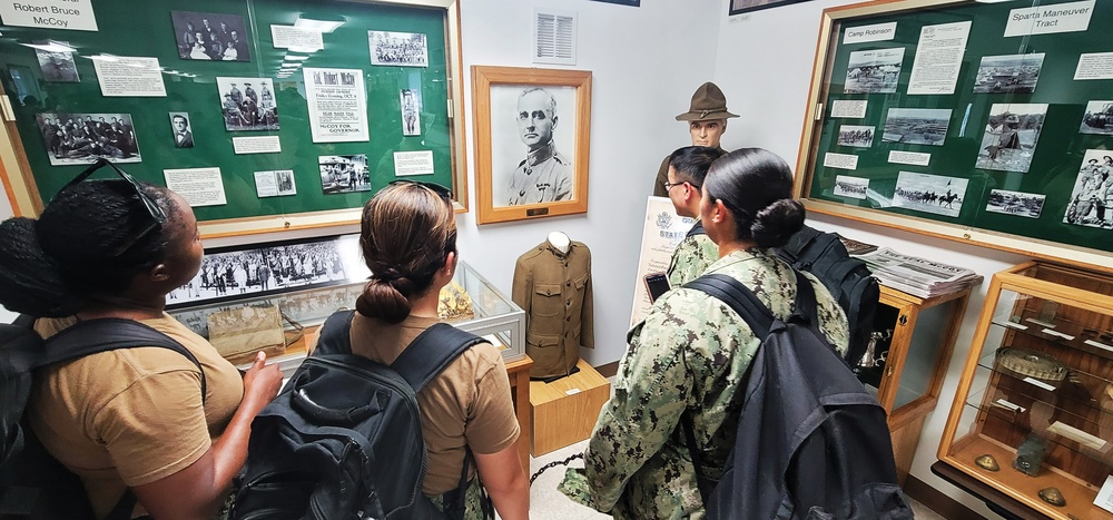 Navy meets Army history as Sailors pay visit to Fort McCoy’s Commemorative Area