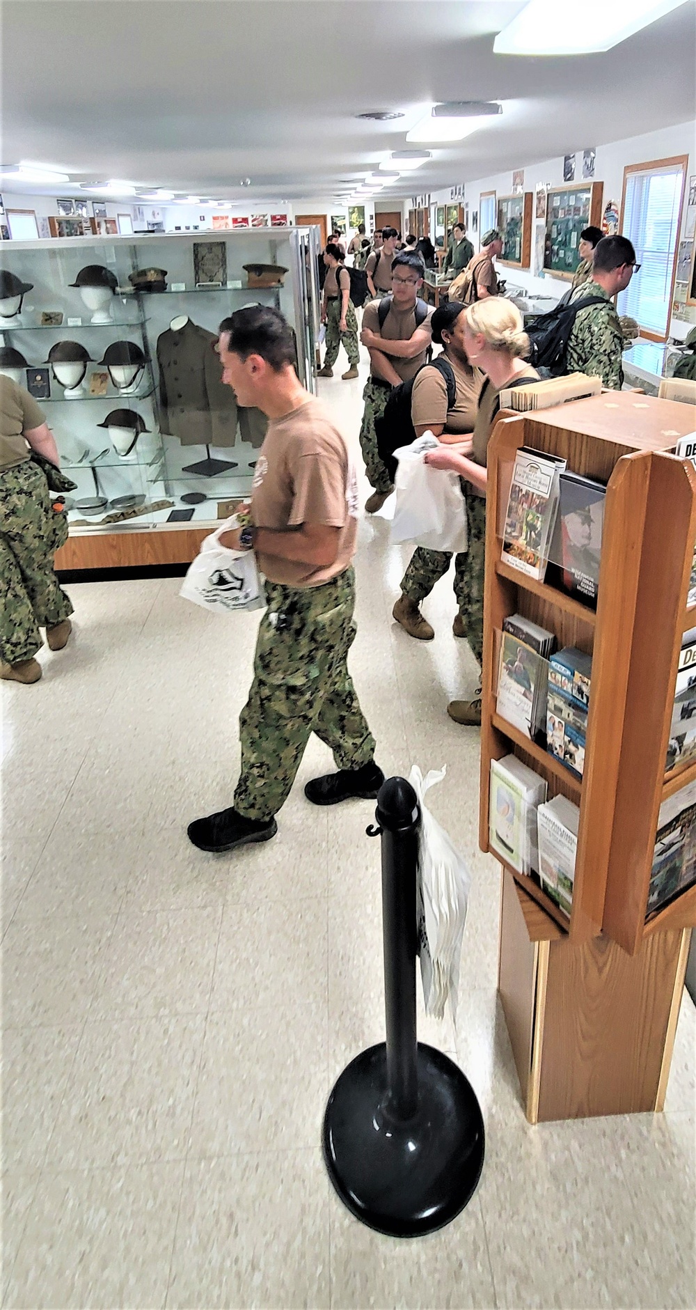 Navy meets Army history as Sailors pay visit to Fort McCoy’s Commemorative Area