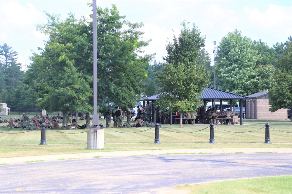 Navy meets Army history as Sailors pay visit to Fort McCoy’s Commemorative Area