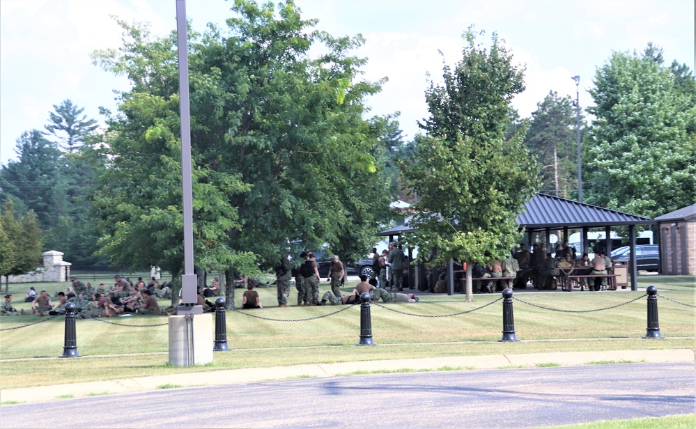 Navy meets Army history as Sailors pay visit to Fort McCoy’s Commemorative Area