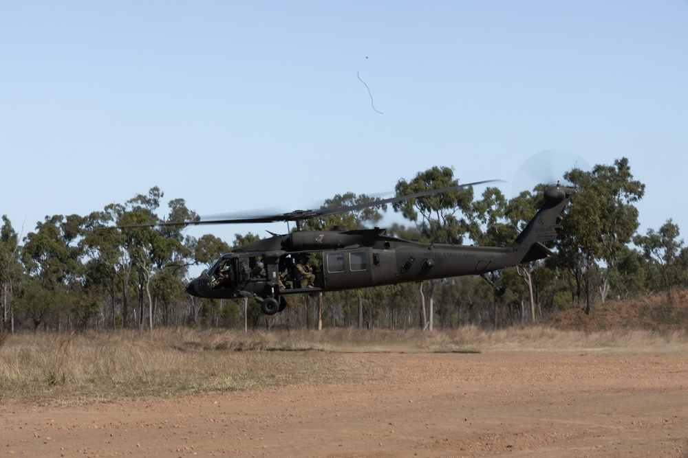 The 3rd Royal Australian Regiment conducts airmobile operations