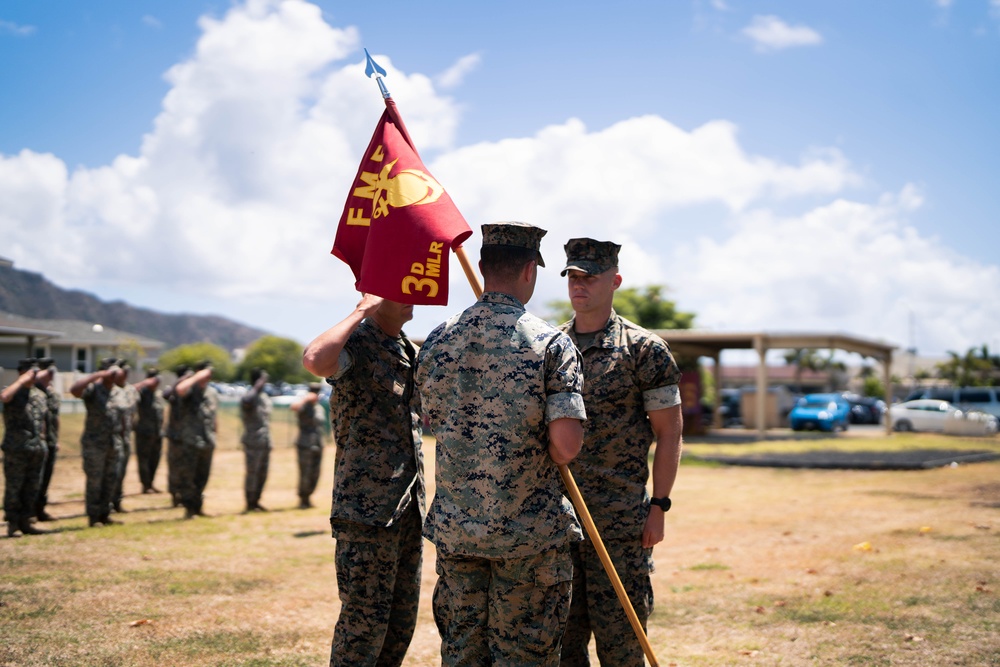 3d MLR H&amp;S Company Change of Command Ceremony