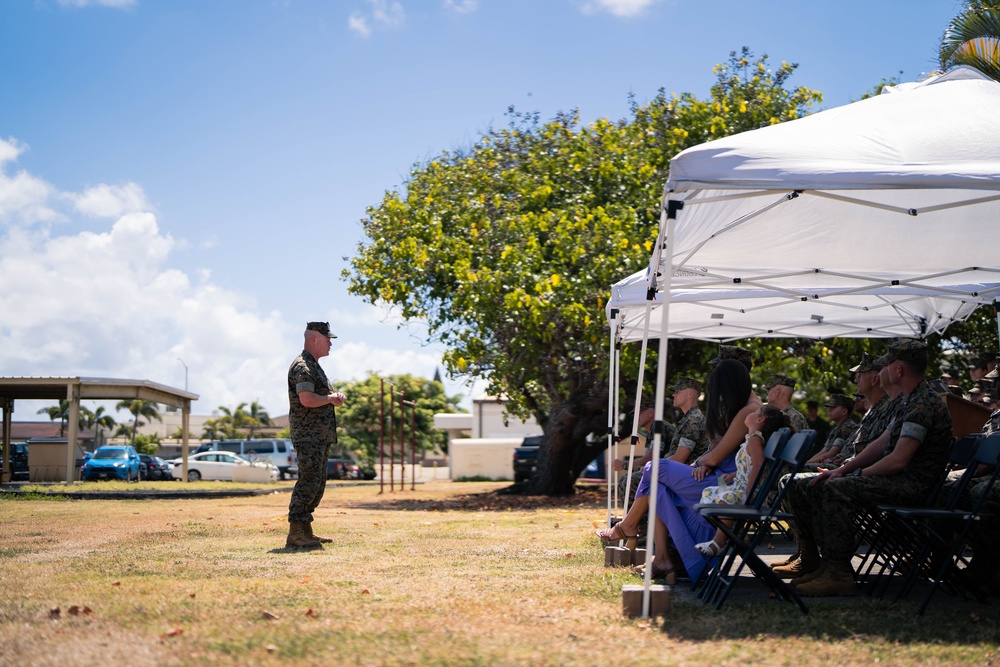 3d MLR H&amp;S Company Change of Command Ceremony
