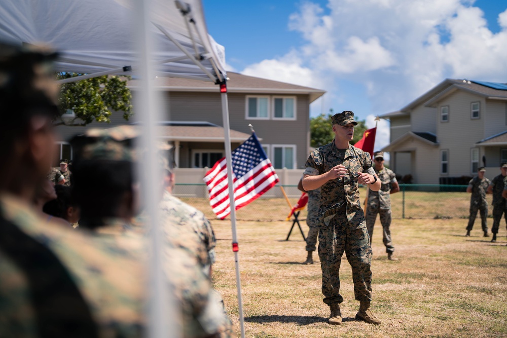 3d MLR H&amp;S Company Change of Command Ceremony