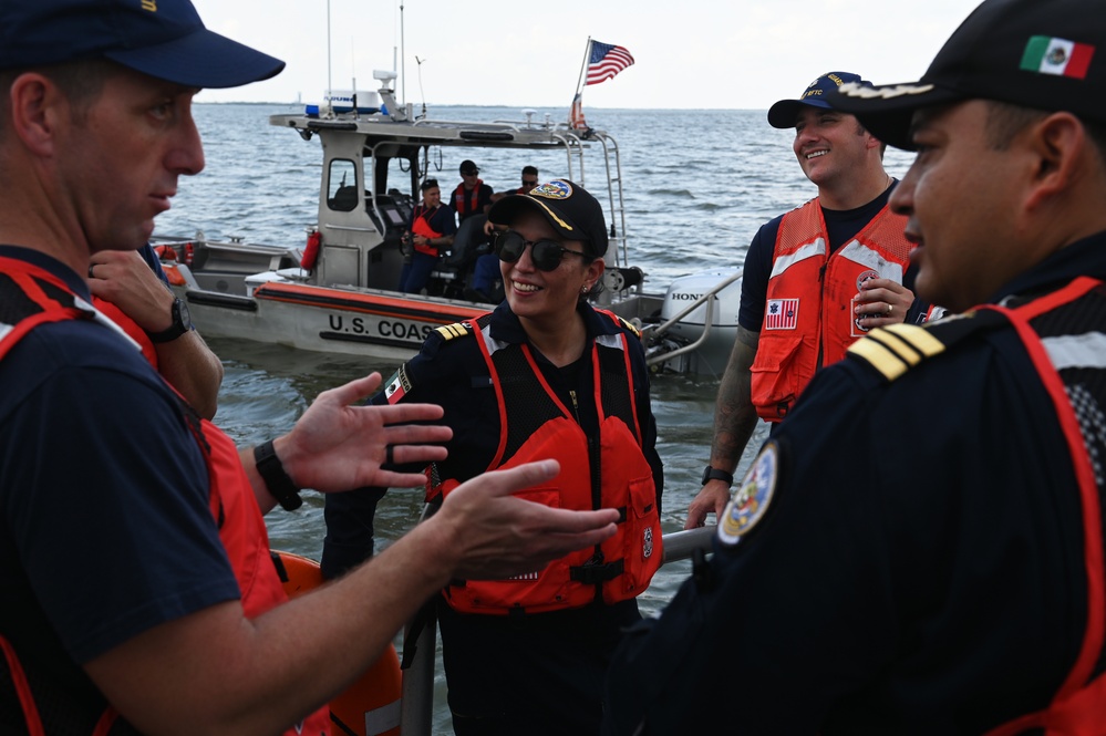 Coast Guard and Mexican navy train together to tackle illegal, unreported and unregulated fishing