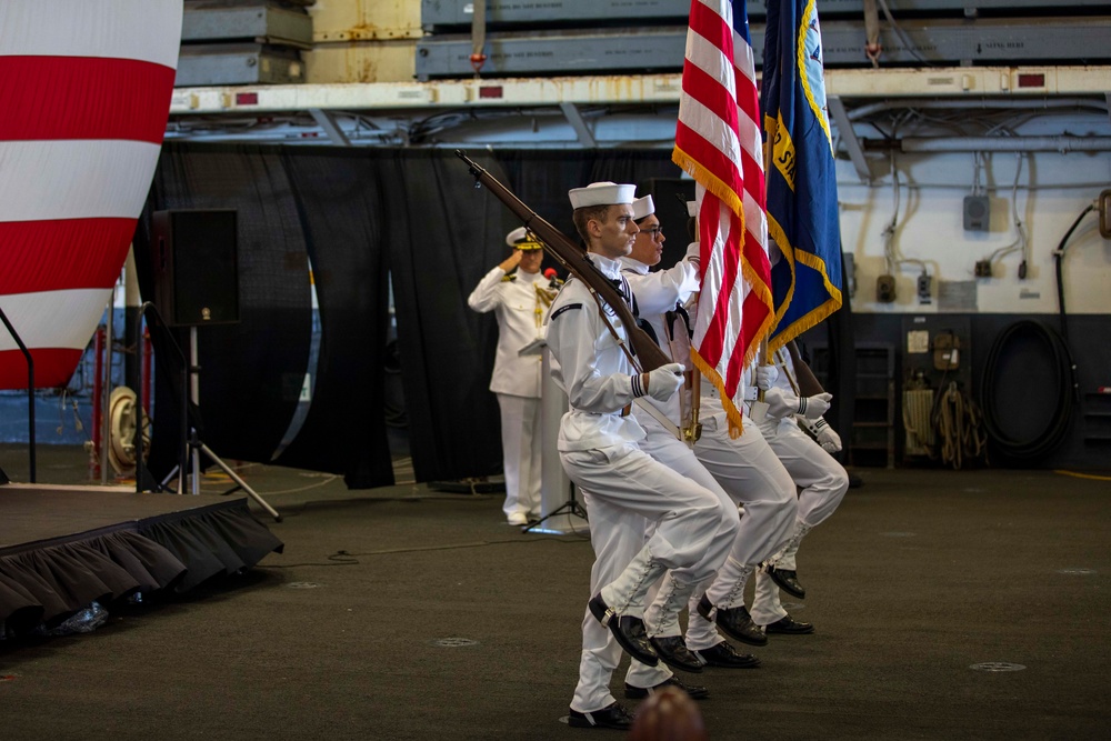 Expeditionary Strike Group Two Change of Command Ceremony