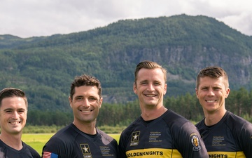 Soldiers from U.S. Army Golden Knights win FAI World Meet of Skydiving title in Norway