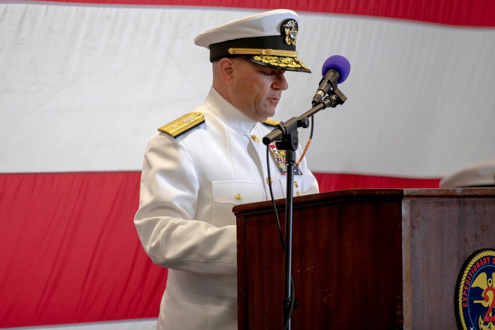 Expeditionary Strike Group Two Change of Command Ceremony