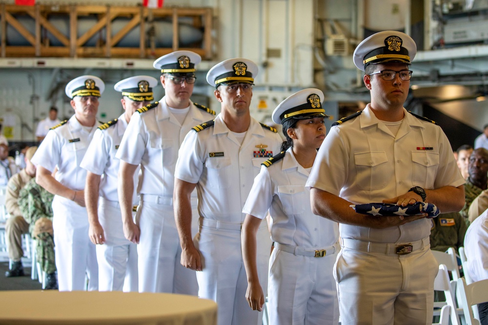 Expeditionary Strike Group Two Change of Command Ceremony