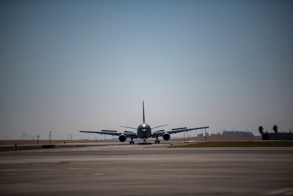 2nd KC-46A Pegasus arrives at Travis AFB