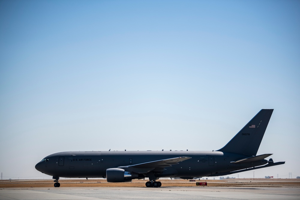 2nd KC-46A Pegasus arrives at Travis AFB