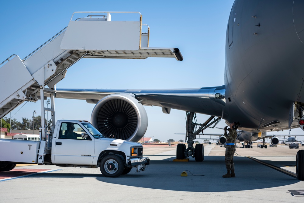 2nd KC-46A Pegasus arrives at Travis AFB