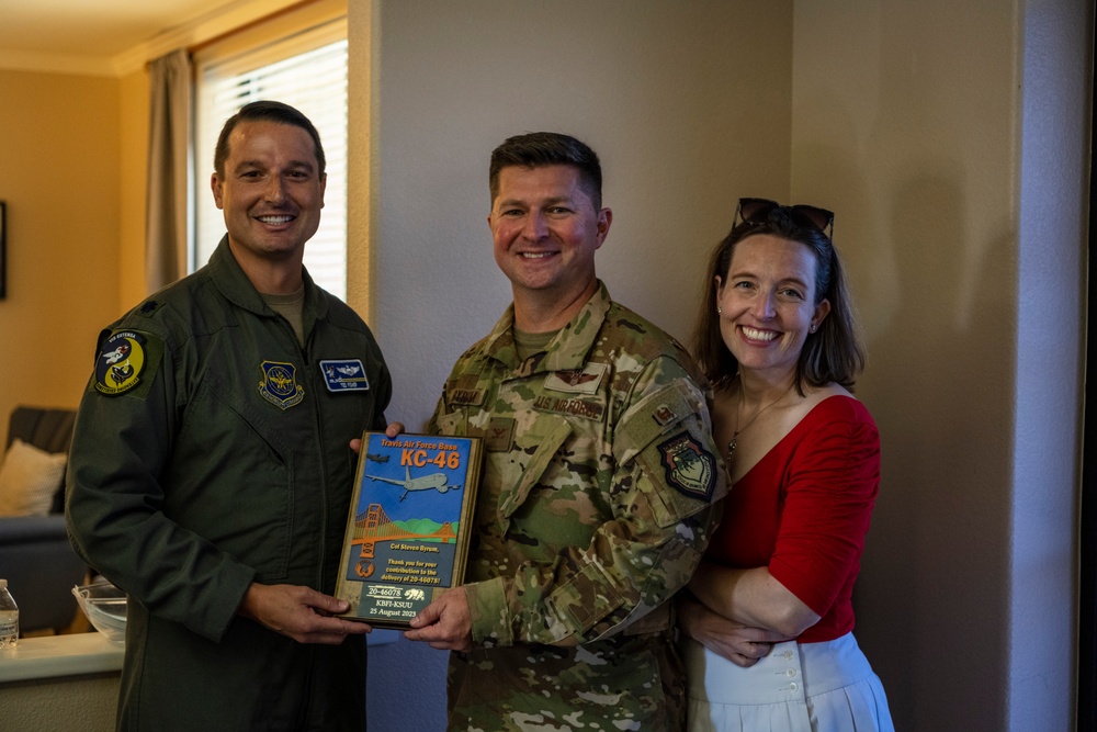 2nd KC-46A Pegasus arrives at Travis AFB