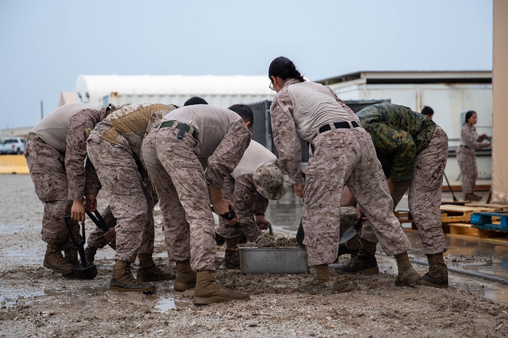 CLB-15 Battles the Weather at Yuma Proving Ground