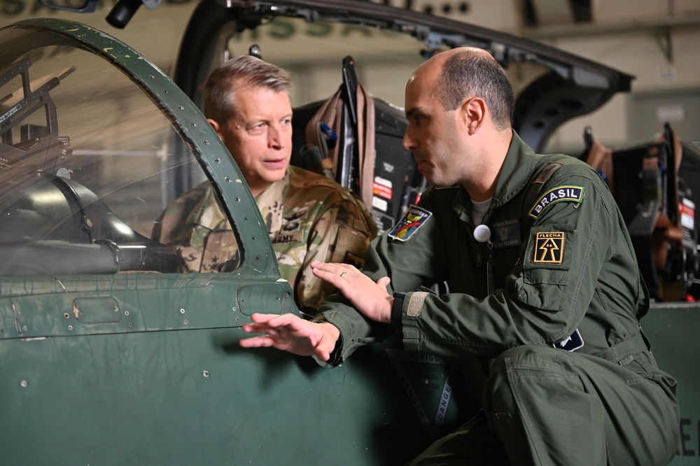 Chief of National Guard Bureau Visits Exercise Tapio in Campo Grande, Brazil