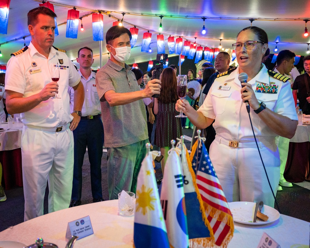 Pacific Partnership 2023: ROK Cheon Ja Bong (LST-687) Hosts Reception in the Philippines