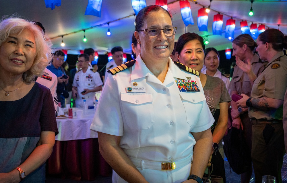 Pacific Partnership 2023: ROK Cheon Ja Bong (LST-687) Hosts Reception in the Philippines