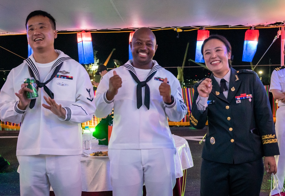 Pacific Partnership 2023: ROK Cheon Ja Bong (LST-687) Hosts Reception in the Philippines