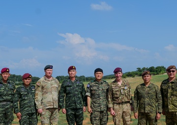 SOCKOR and ROKSWC promote SOF Truth # 1, host combine Airborne training with UN member states