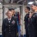 U.S. Navy Sailors Participate In Uniform Inspection