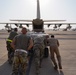 378th ELRS and RSAF load C-130 in preparation for Operation Agile Spartan