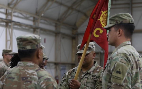 142nd DSSB Change of Responsibility