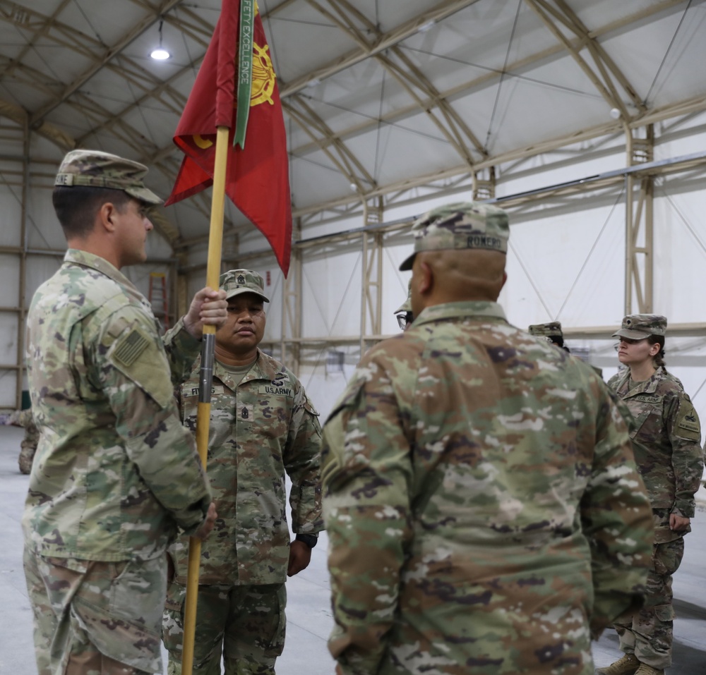 142nd DSSB Change of Responsibility