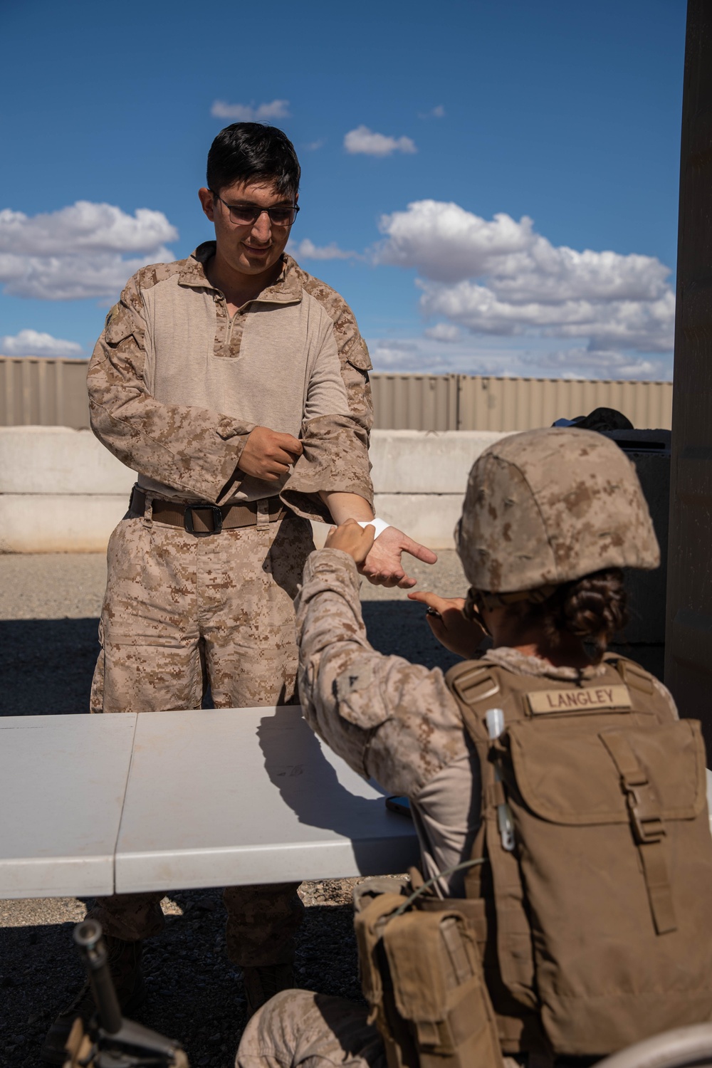 CLB-15 Trains for an Evacuation Control Center During RUT