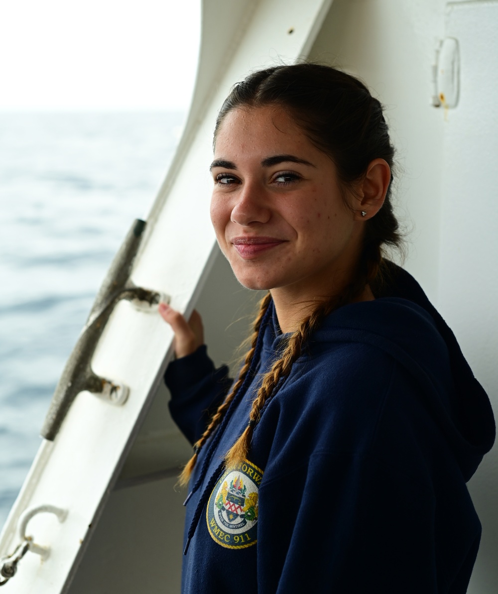 Meet Molly Schoenstein, a crew member aboard US Coast Guard Cutter Forward