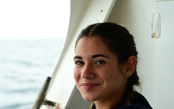 Meet Molly Schoenstein, a crew member aboard US Coast Guard Cutter Forward