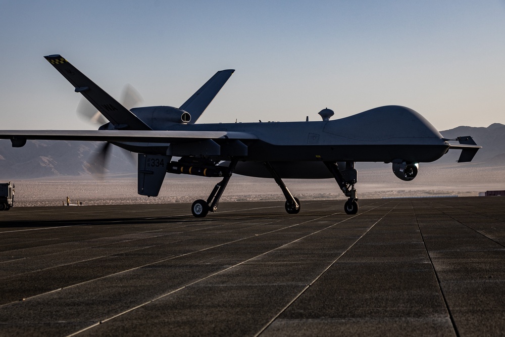 MQ-9A Reaper Takes Flight from Camp Wilson