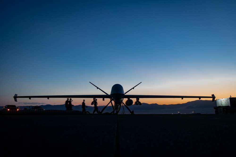 MQ-9A Reaper Takes Flight from Camp Wilson