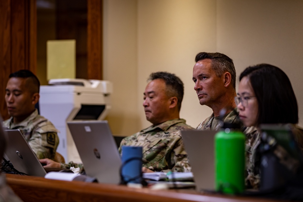 Maui Mayor Bissen Visits JTF-50 Command in Support of Maui Wildfire Response Efforts