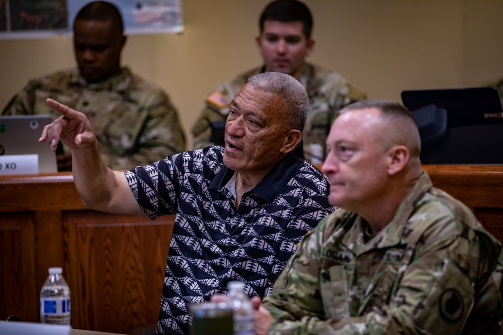 Maui Mayor Bissen Visits JTF-50 Command in Support of Maui Wildfire Response Efforts