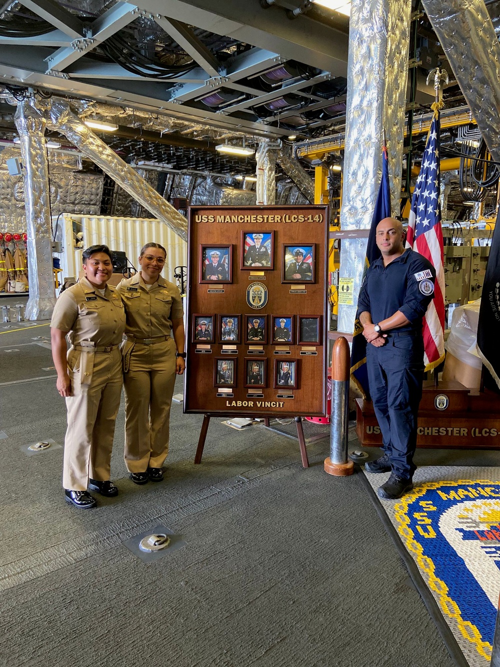 USMMA cadets visit with U.S. Coast Guard Tactical Law Enforcement members