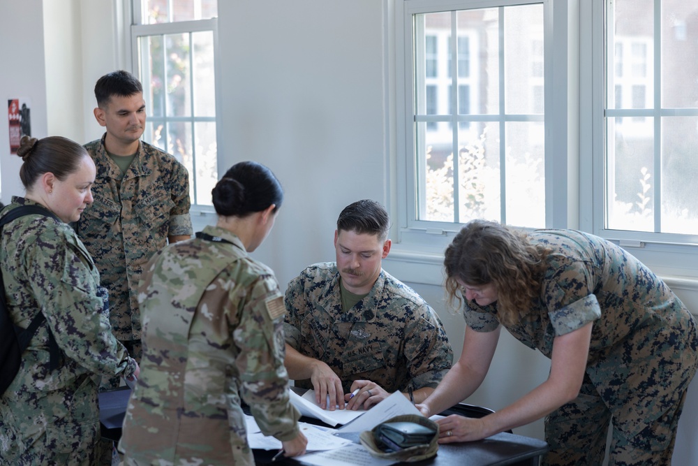 JECC members check in for JTF Forming Event