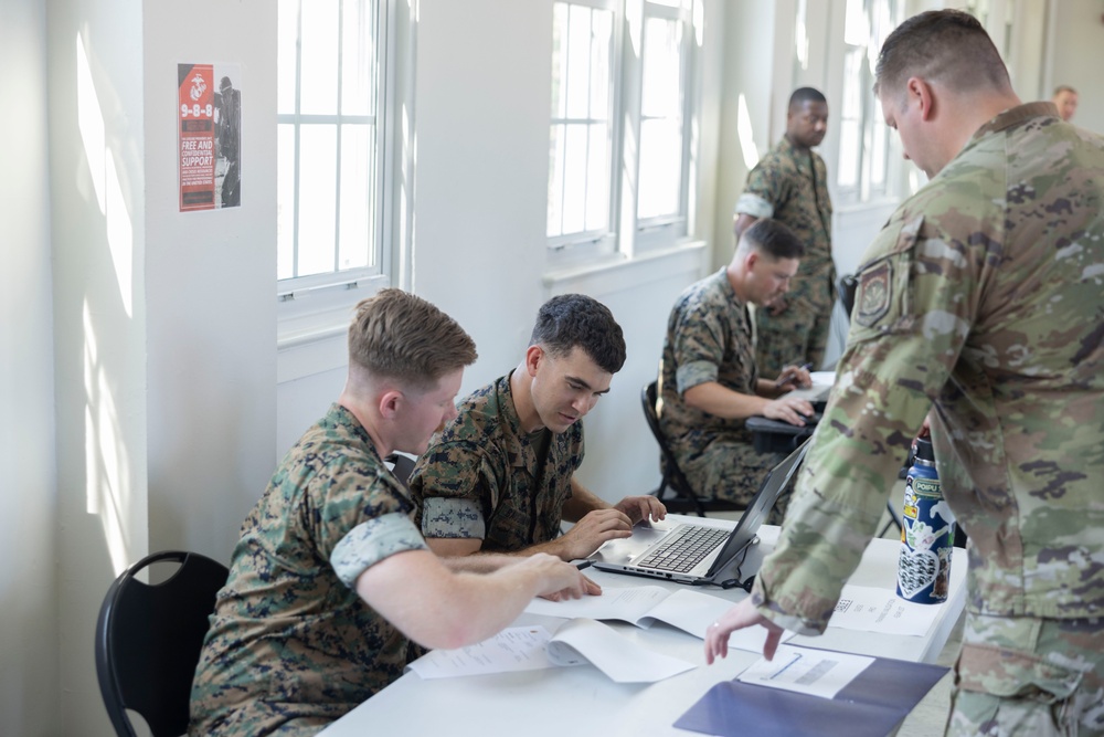 JECC members check in for JTF Forming Event