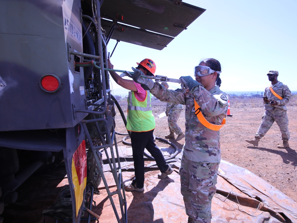 25th Infantry Division fuels USACE power mission on Maui