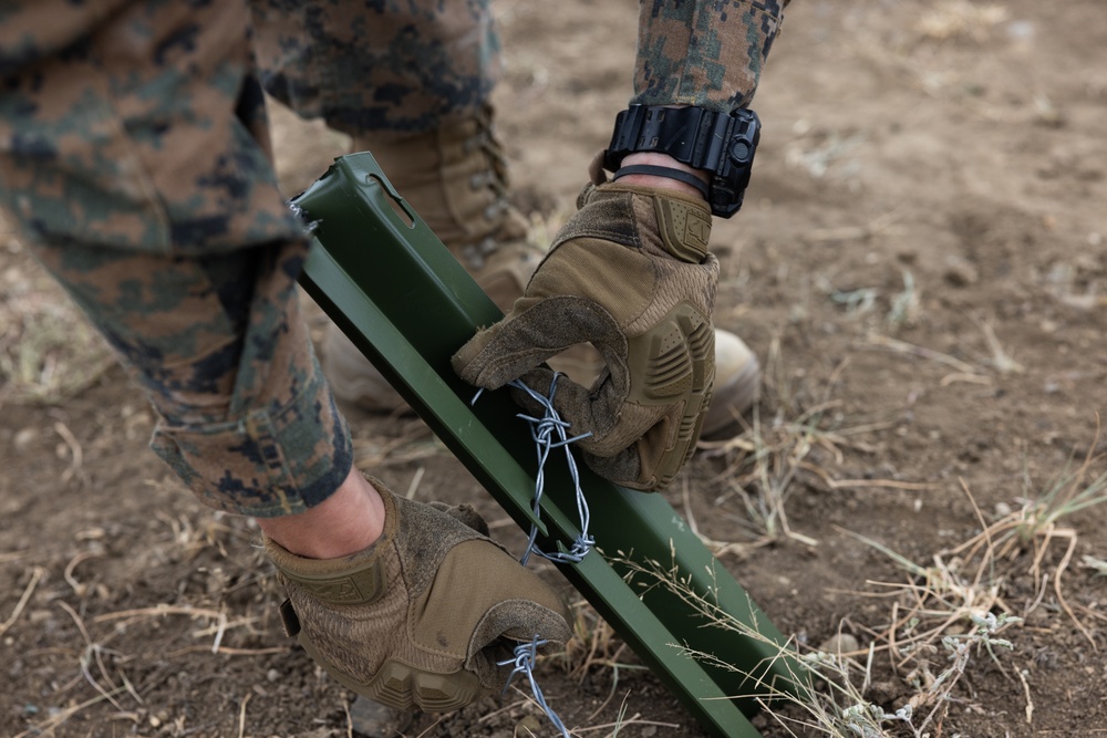 2nd CEB Build Obstacles on Range 11 [5 of 9]